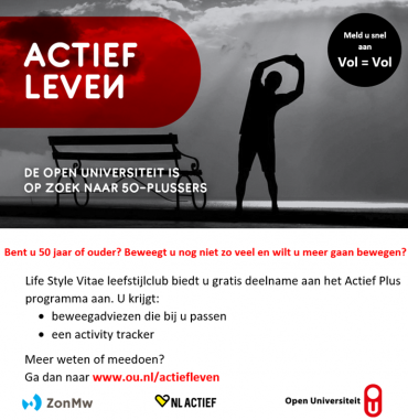  Actief leven onderzoek Universiteit Maastricht!