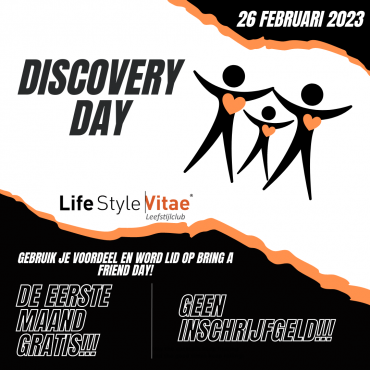  Iedereen is welkom op de DISCOVERY DAY bij Life Style Vitae leefstijlclub