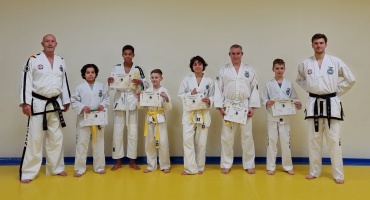  Zes geslaagden Taekwon-Do